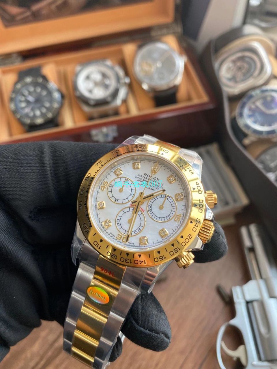 最强间金 Rolex  Ditongna N Factory 4130 Ditongna  copy customized 版复刻高仿m116503-0007 wrist watch  / R702