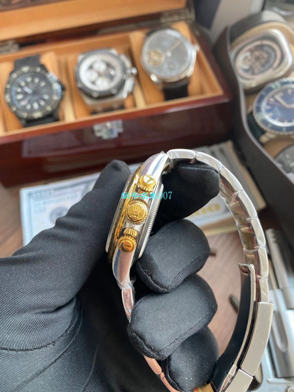 最强间金 Rolex  Ditongna N Factory 4130 Ditongna  copy customized 版复刻高仿m116503-0007 wrist watch  / R702