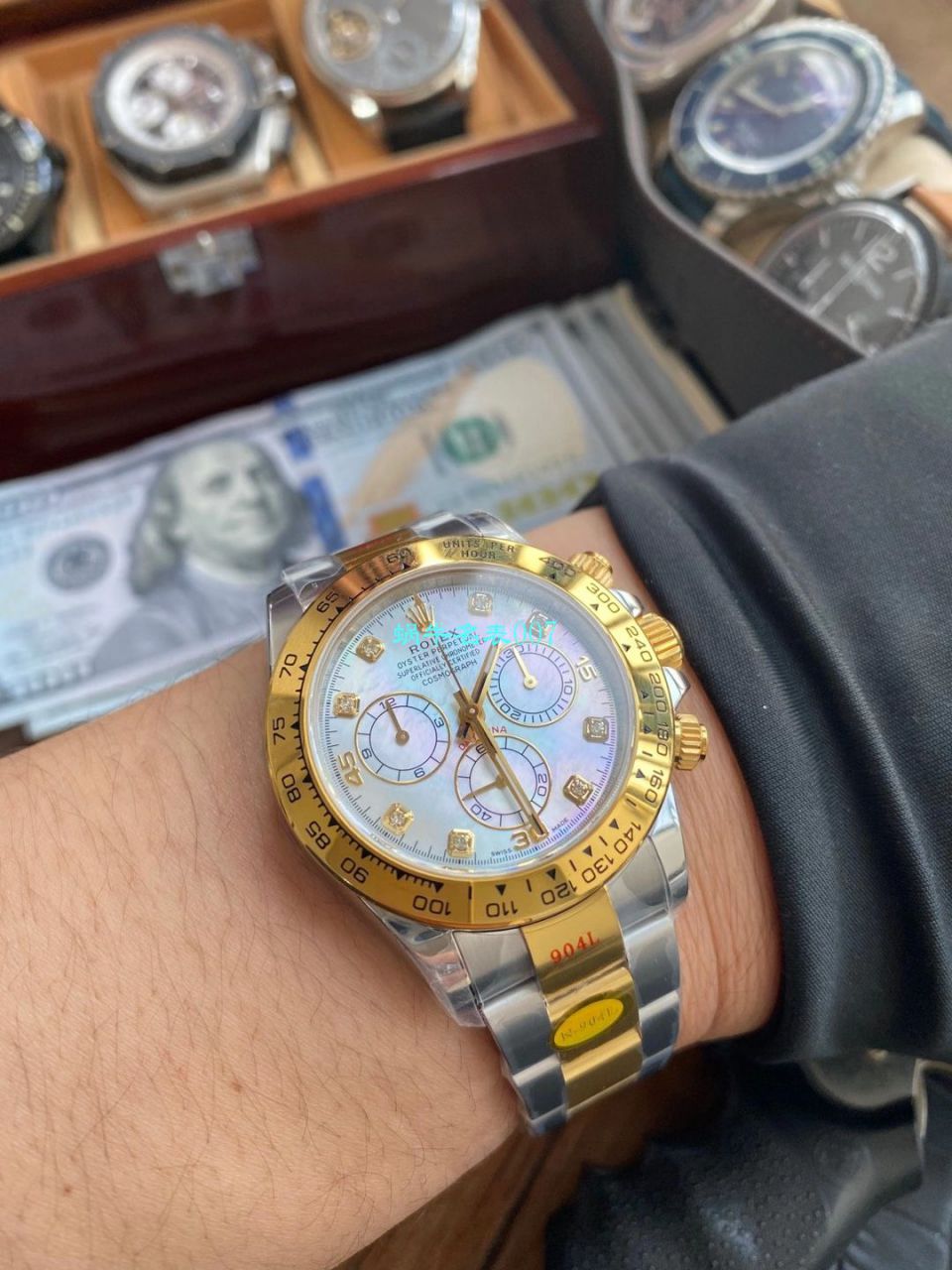最强间金 Rolex  Ditongna N Factory 4130 Ditongna  copy customized 版复刻高仿m116503-0007 wrist watch  / R702