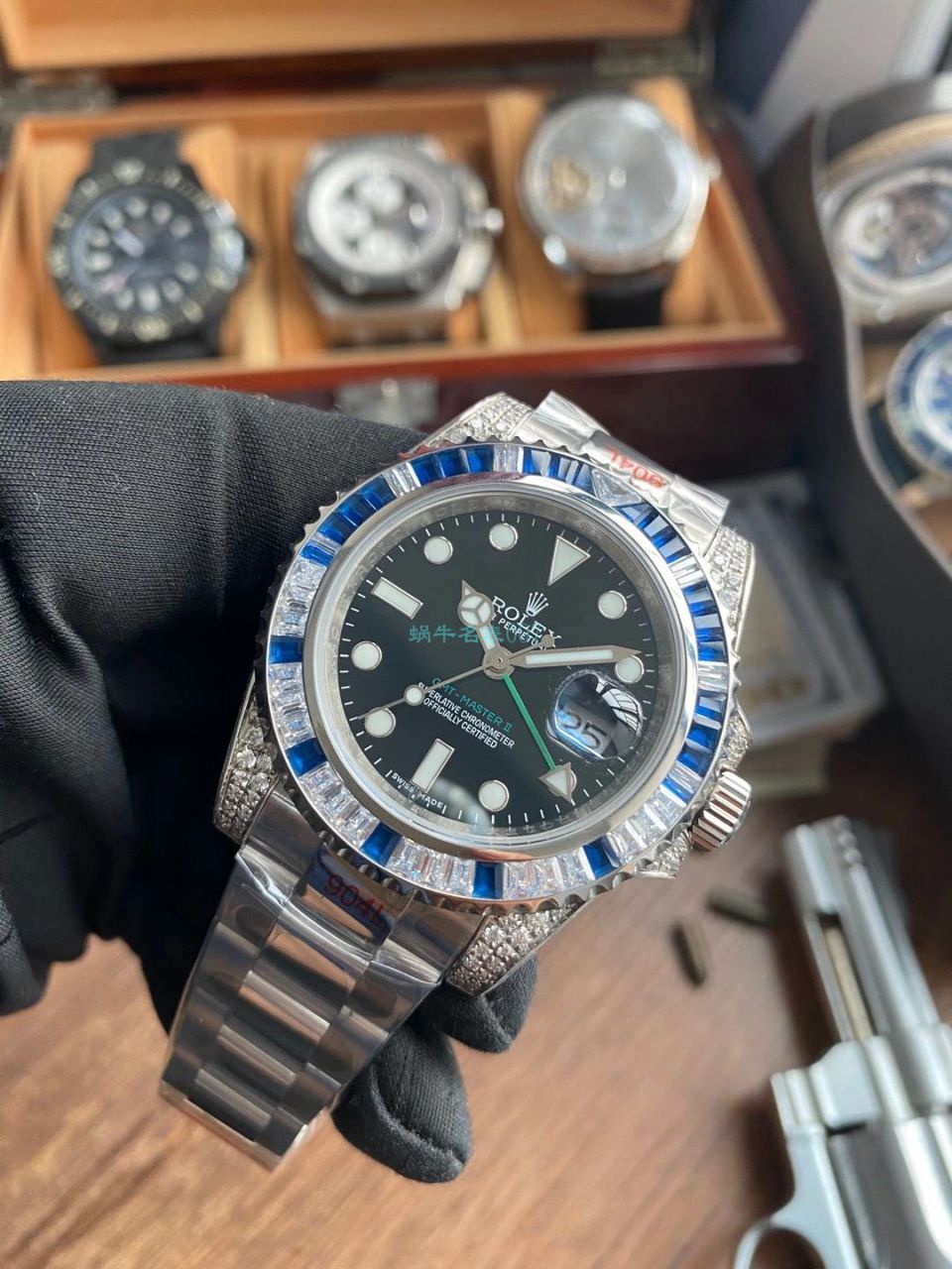 【 Video analysis 】 Rolex T钻奢华版 GMT MASTER GMT top 复刻手表 / R703