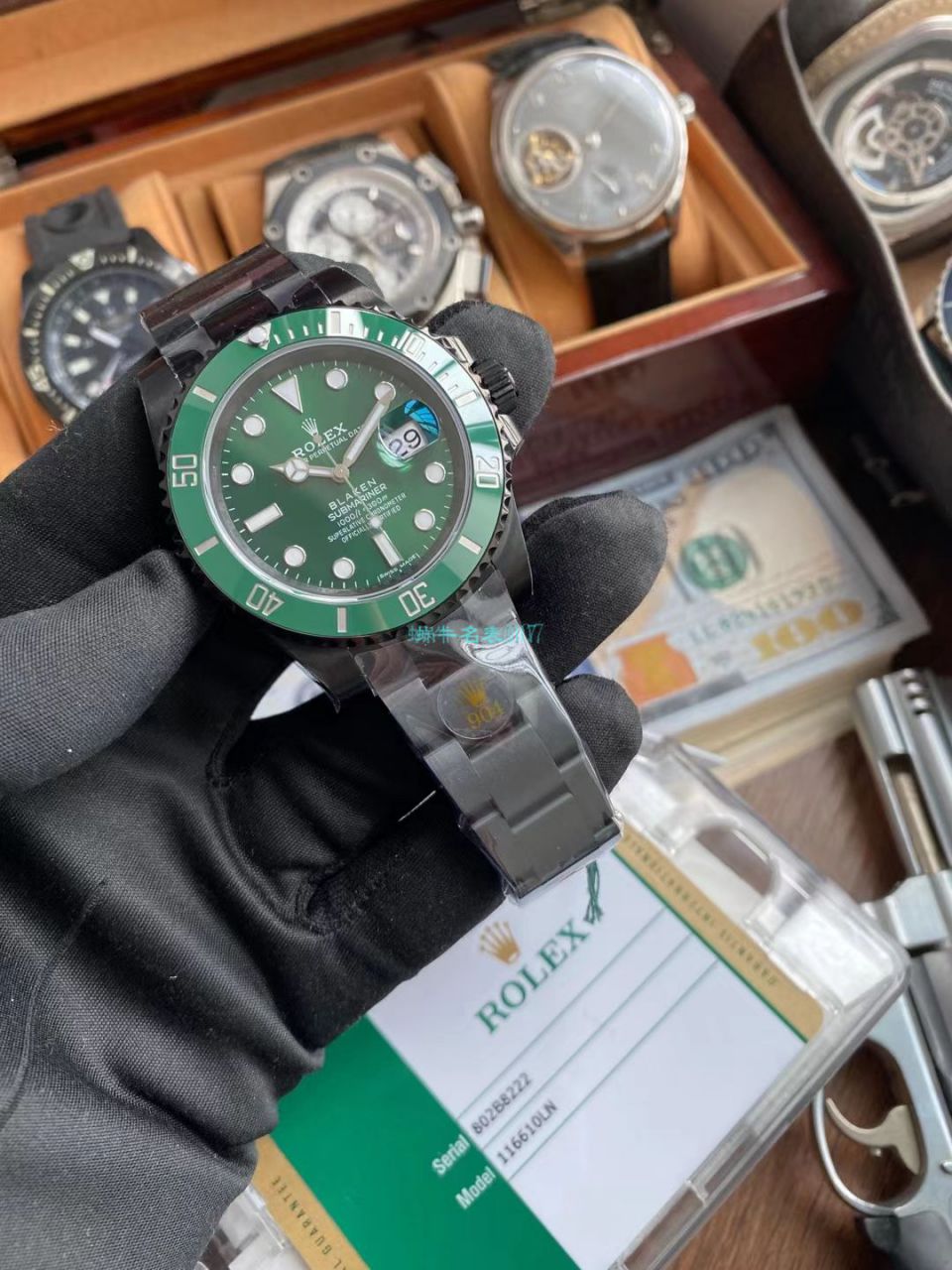 V6Factory2020年跨年力作～ Rolex BLAKEN 改装 copy customized  Submariner 手表 / R707