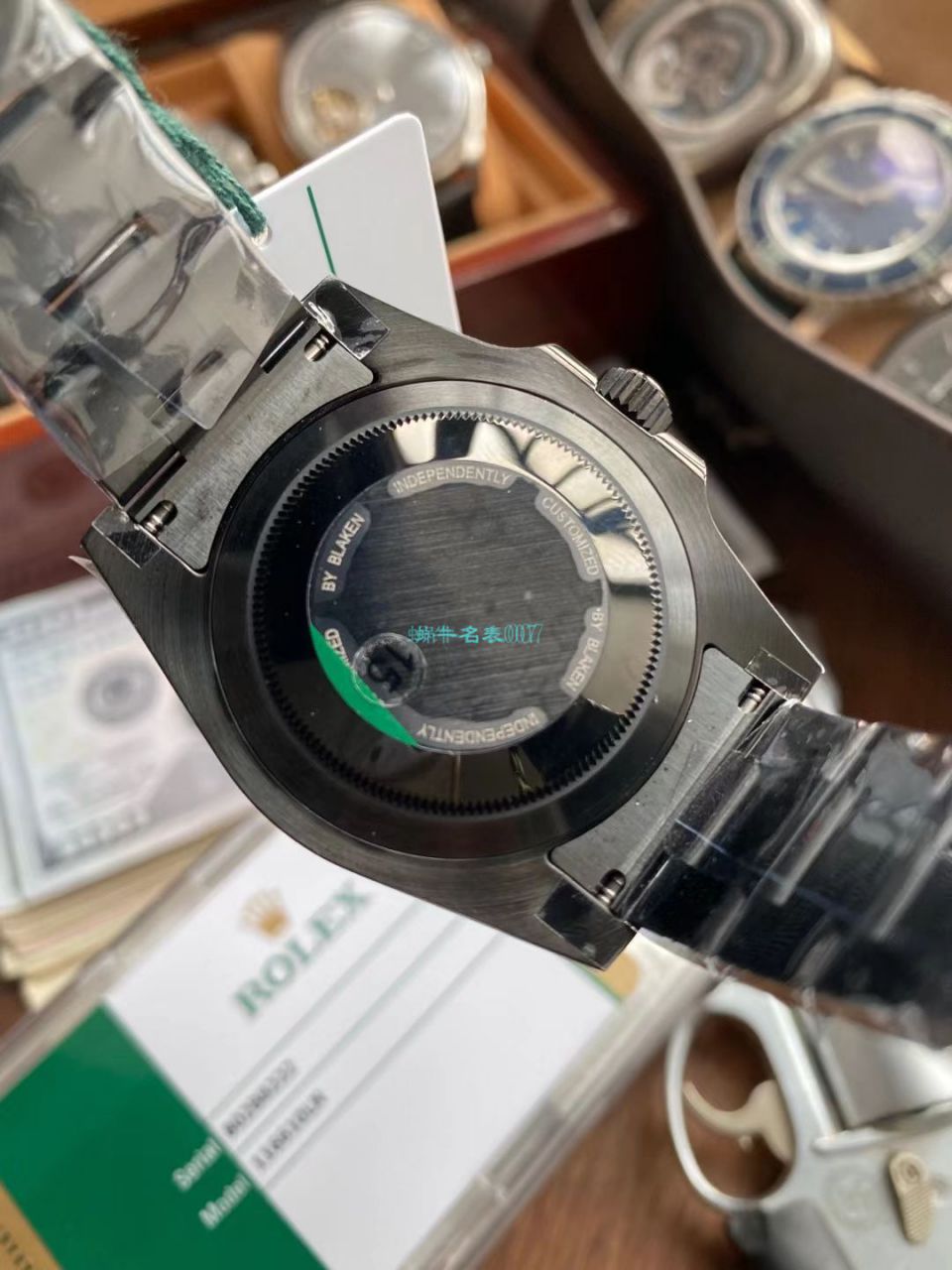V6Factory2020年跨年力作～ Rolex BLAKEN 改装 copy customized  Submariner 手表 / R707