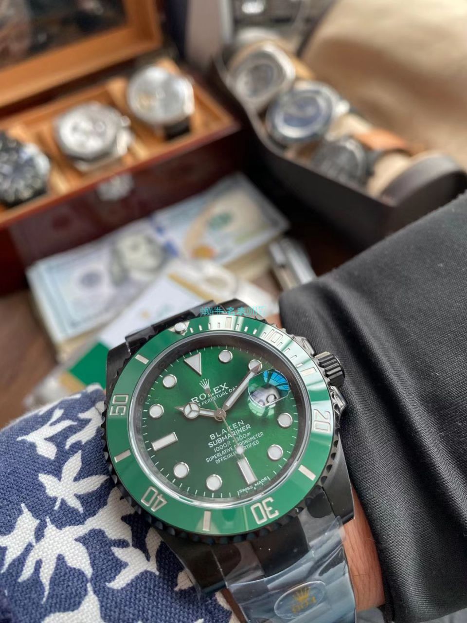 V6Factory2020年跨年力作～ Rolex BLAKEN 改装 copy customized  Submariner 手表 / R707