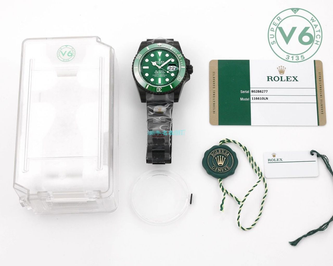 V6Factory2020年跨年力作～ Rolex BLAKEN 改装 copy customized  Submariner 手表 / R707