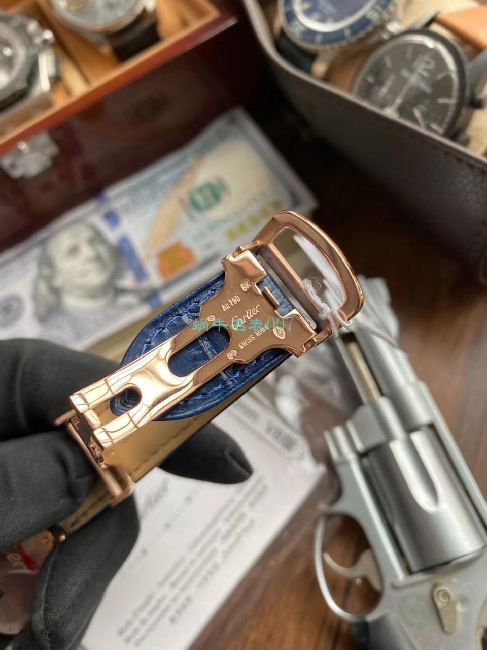 V6 Factory V8版本 Cartier  蓝气球男装一比一超A高仿手表WGBB0036 wrist watch  / K323