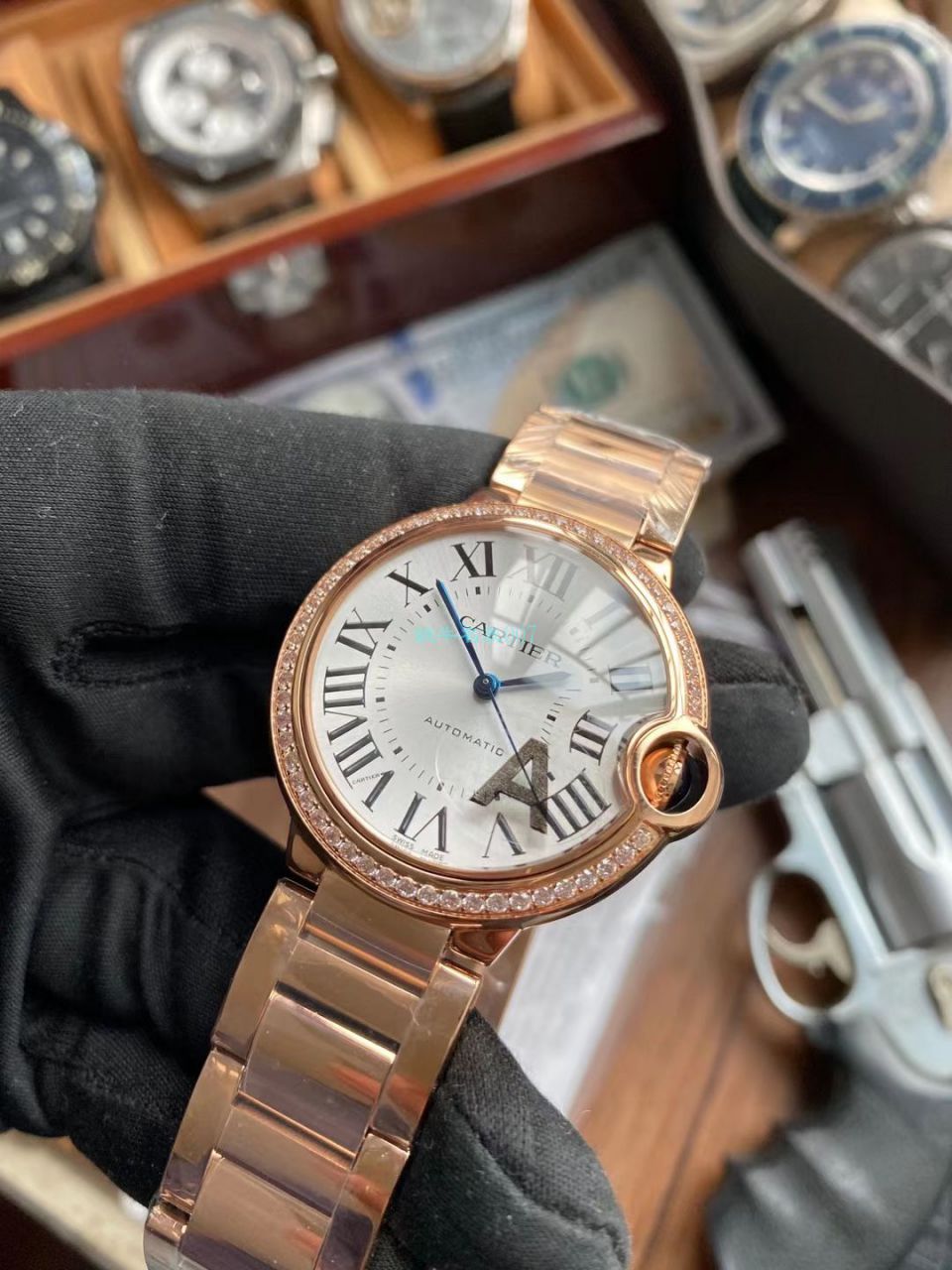 V6 Factory  Cartier  蓝气球36毫米女装一比一 top 高精仿WJBB0037 wrist watch  / K328