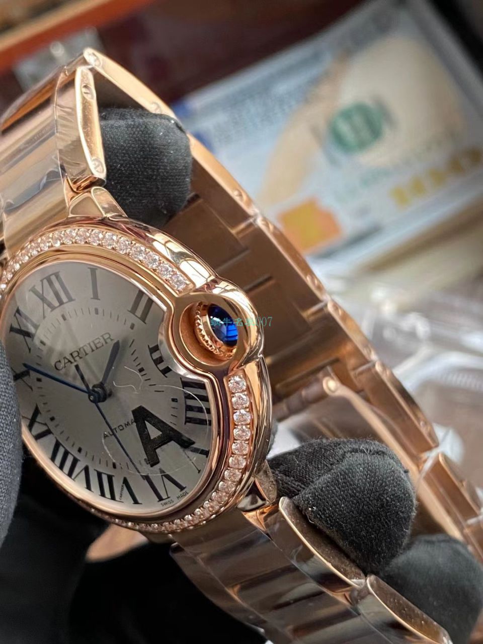 V6 Factory  Cartier  蓝气球36毫米女装一比一 top 高精仿WJBB0037 wrist watch  / K328