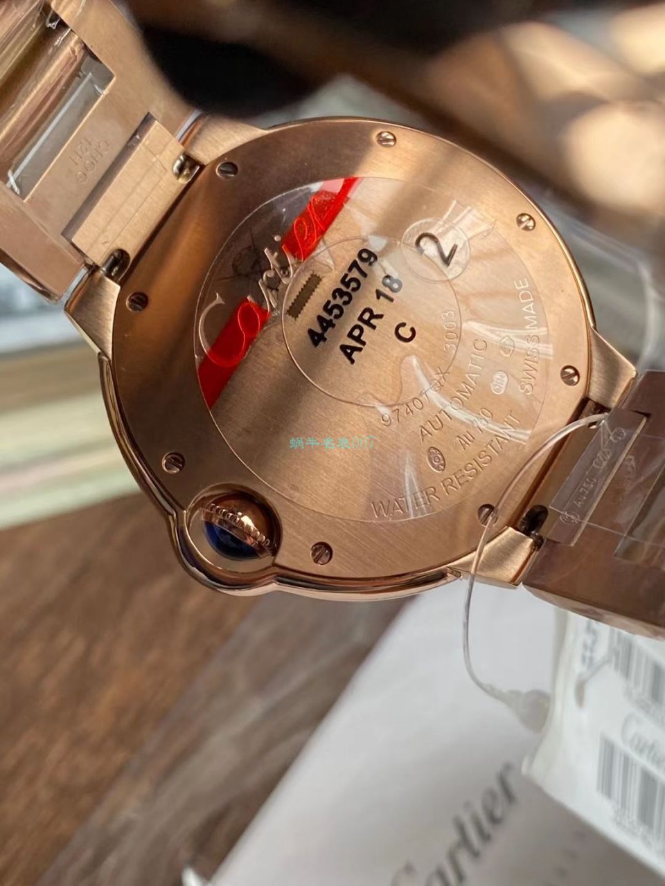 V6 Factory  Cartier  蓝气球36毫米女装一比一 top 高精仿WJBB0037 wrist watch  / K328