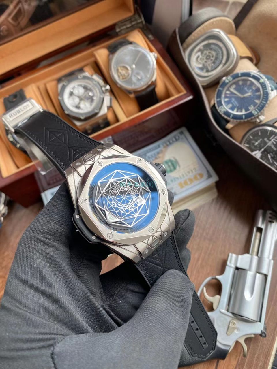 WWF Factory  hublot BIG BANG刺青一比一 top 高精仿手表415.NX.1112.VR.MXM16 wrist watch  / YB116