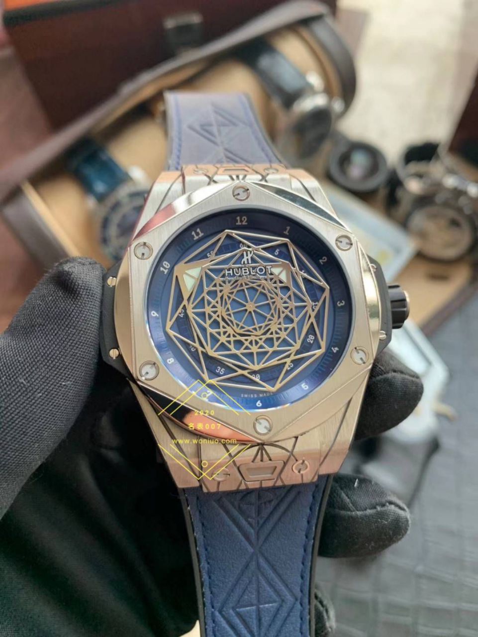 WWF Factory  hublot BIG BANG刺青一比一 top 高精仿手表415.NX.1112.VR.MXM16 wrist watch  / YB116