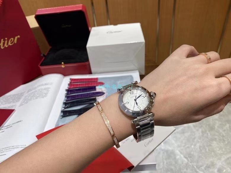 BV Factory  Cartier  帕莎一比一 top 复刻高仿女士手表WSPA0013,WSPA0012 / K329