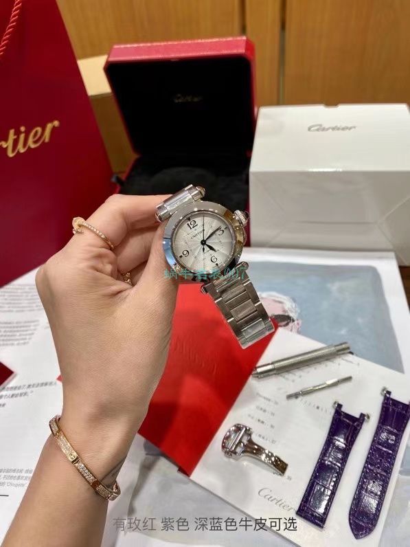BV Factory  Cartier  帕莎一比一 top 复刻高仿女士手表WSPA0013,WSPA0012 / K329