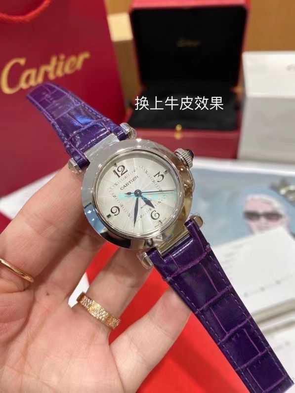 BV Factory  Cartier  帕莎一比一 top 复刻高仿女士手表WSPA0013,WSPA0012 / K329