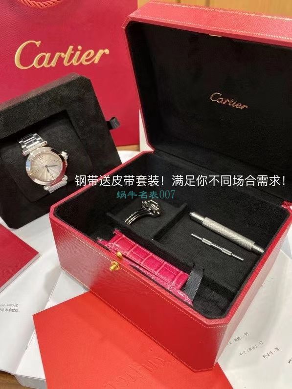 BV Factory  Cartier  帕莎一比一 top 复刻高仿女士手表WSPA0013,WSPA0012 / K329