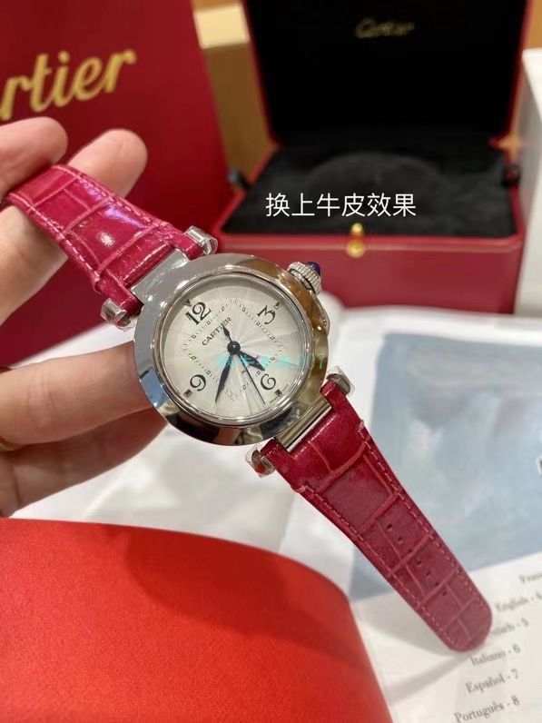 BV Factory  Cartier  帕莎一比一 top 复刻高仿女士手表WSPA0013,WSPA0012 / K329