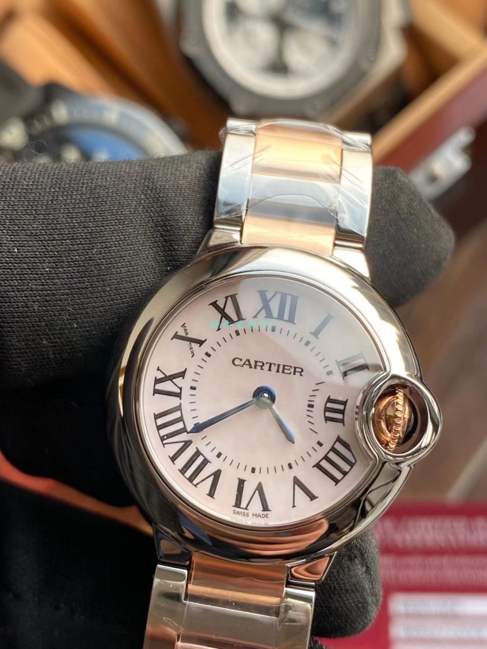 V6 Factory  Cartier  蓝气球28毫米女装复刻高仿W6920034 wrist watch  / K331
