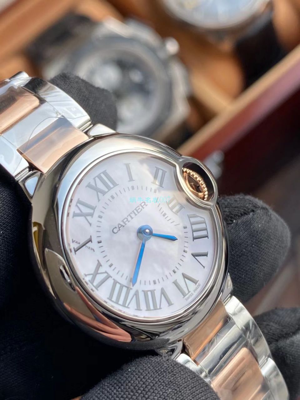 V6 Factory  Cartier  蓝气球28毫米女装复刻高仿W6920034 wrist watch  / K331