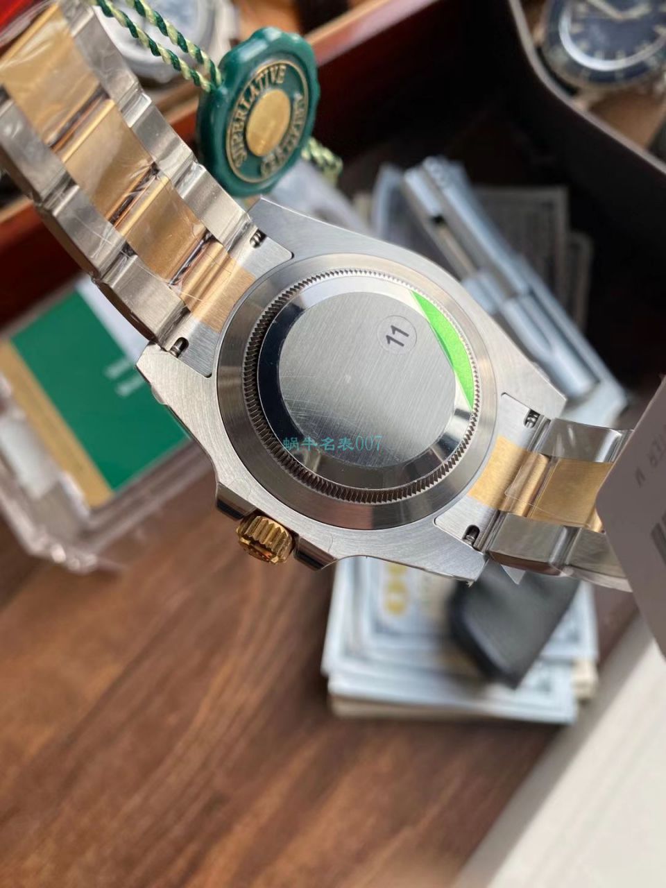 VS Factory  Rolex  Submariner 型间金蓝水鬼一比一超A高仿手表116613LB-97203 / R712