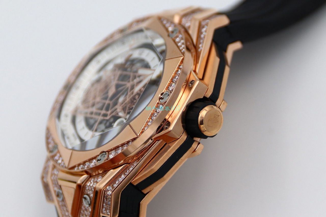 HB Factory 超A高仿手表 hublot Big Bang Sang Bleu II 刺青二代418.OX.2001.RX.1604.MXM20 wrist watch  / YB117