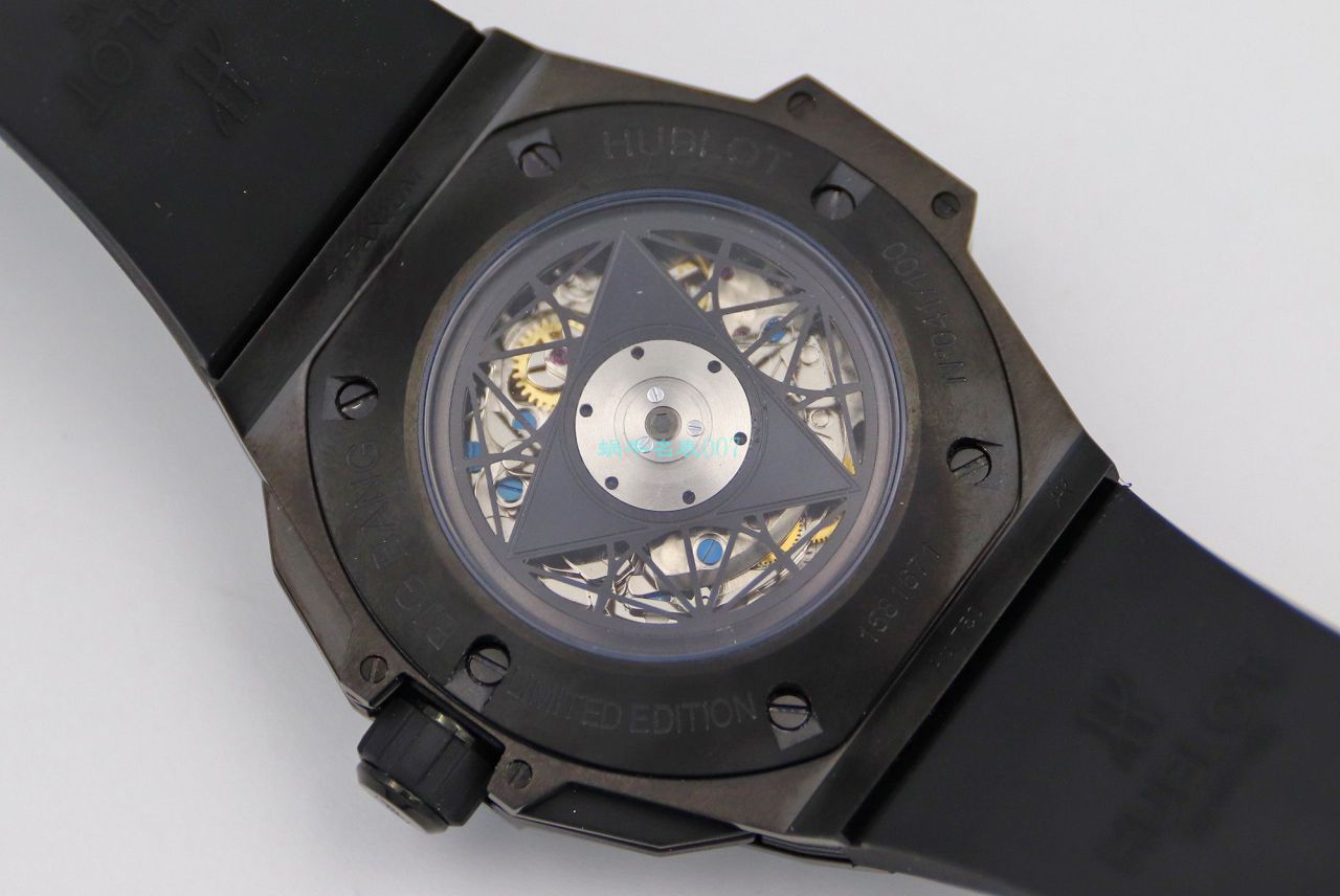 HB Factory 超A高仿手表 hublot Big Bang Sang Bleu II 刺青二代418.OX.2001.RX.1604.MXM20 wrist watch  / YB117
