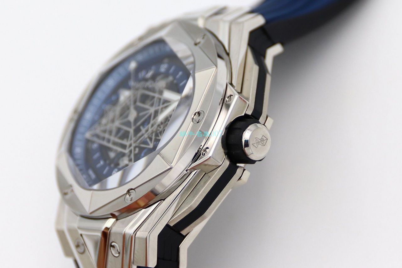 HB Factory 超A高仿手表 hublot Big Bang Sang Bleu II 刺青二代418.OX.2001.RX.1604.MXM20 wrist watch  / YB117