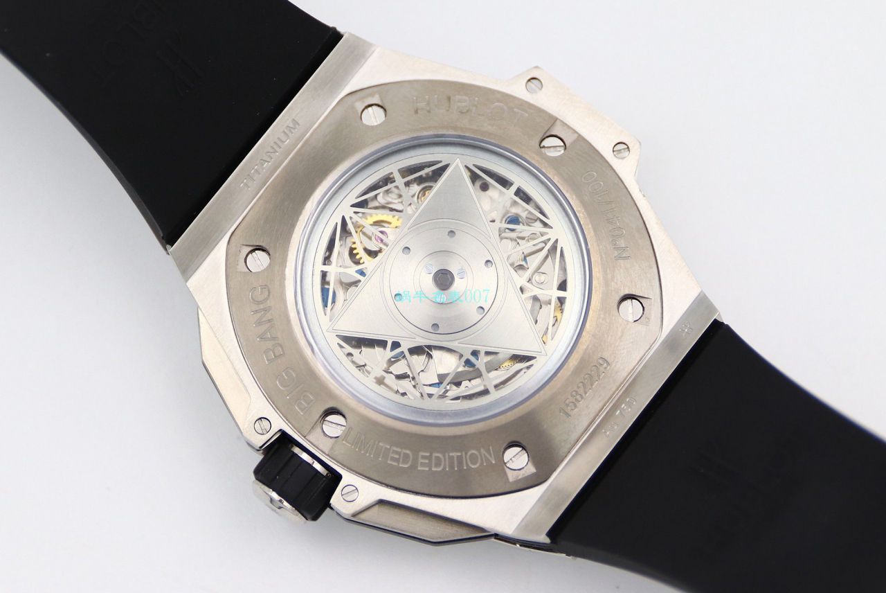 HB Factory 超A高仿手表 hublot Big Bang Sang Bleu II 刺青二代418.OX.2001.RX.1604.MXM20 wrist watch  / YB117