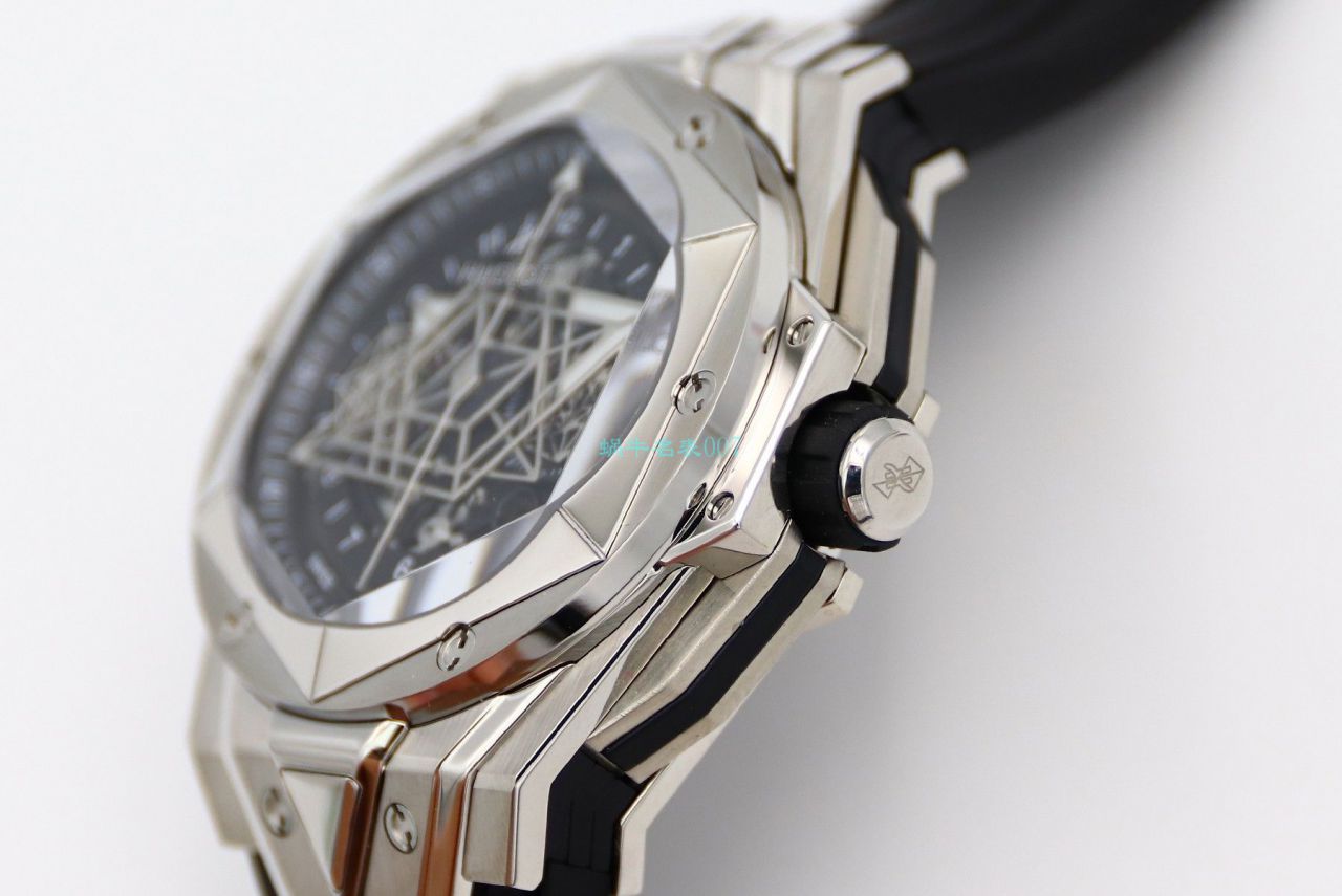 HB Factory 超A高仿手表 hublot Big Bang Sang Bleu II 刺青二代418.OX.2001.RX.1604.MXM20 wrist watch  / YB117