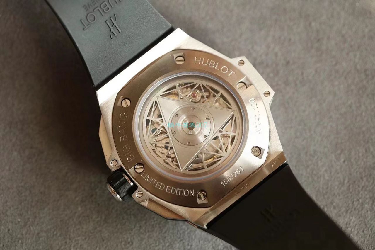 HB Factory 超A高仿手表 hublot Big Bang Sang Bleu II 刺青二代418.OX.2001.RX.1604.MXM20 wrist watch  / YB117