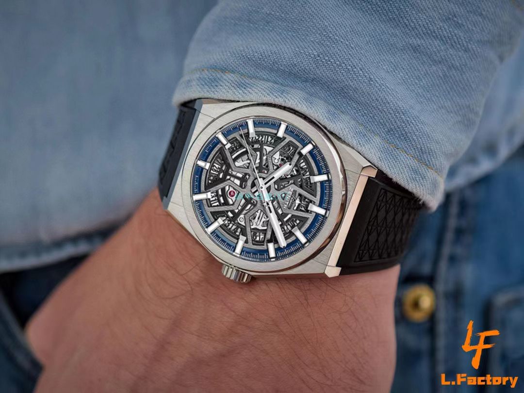 LF Factory 真力时DEFY系列一比一 top 复刻高仿手表95.9000.670/78.R584 wrist watch  / DT078