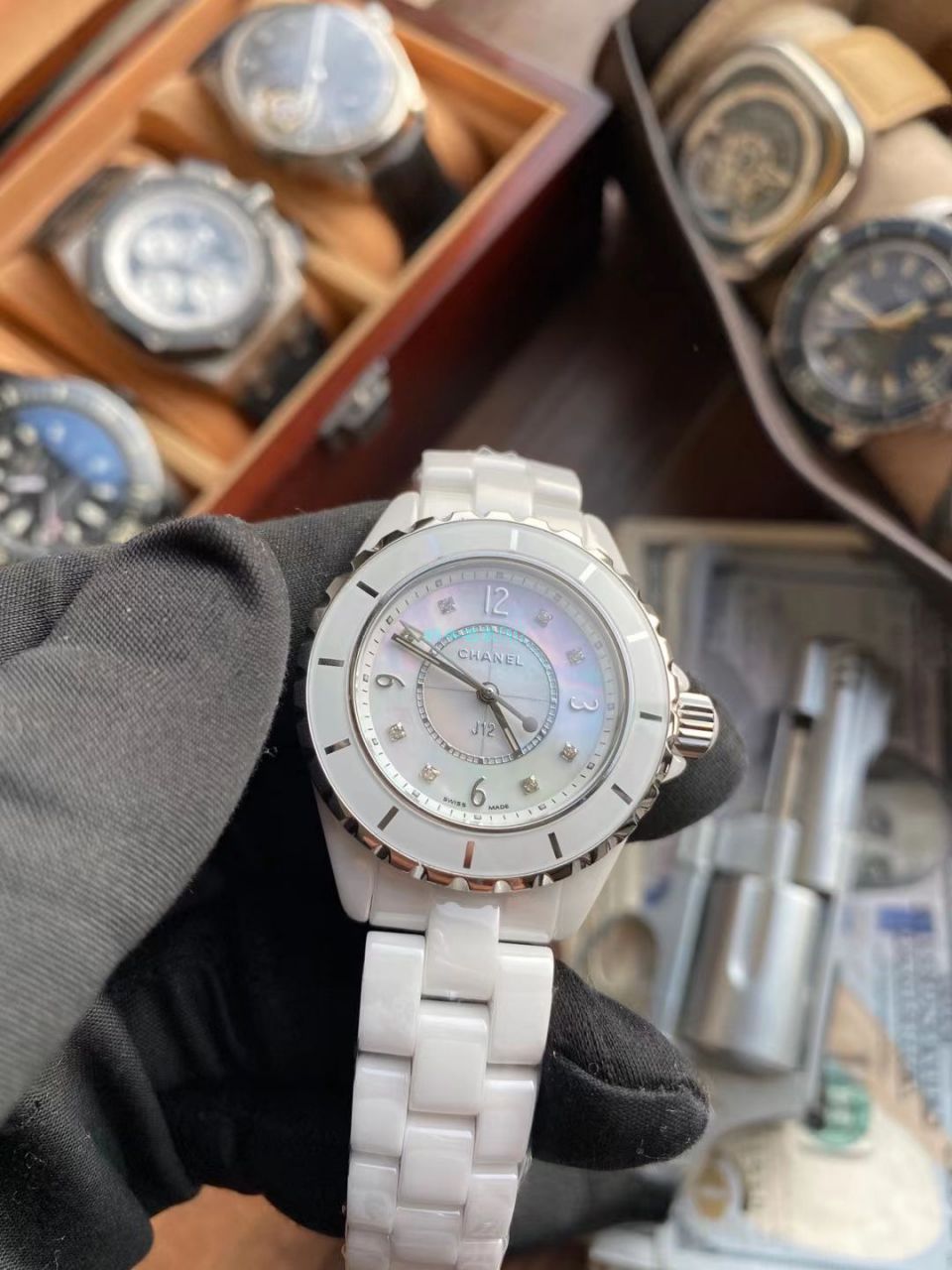 KOR最高版本香奈儿J12系列H2422 top 复刻高仿女士 wrist watch  / XB068