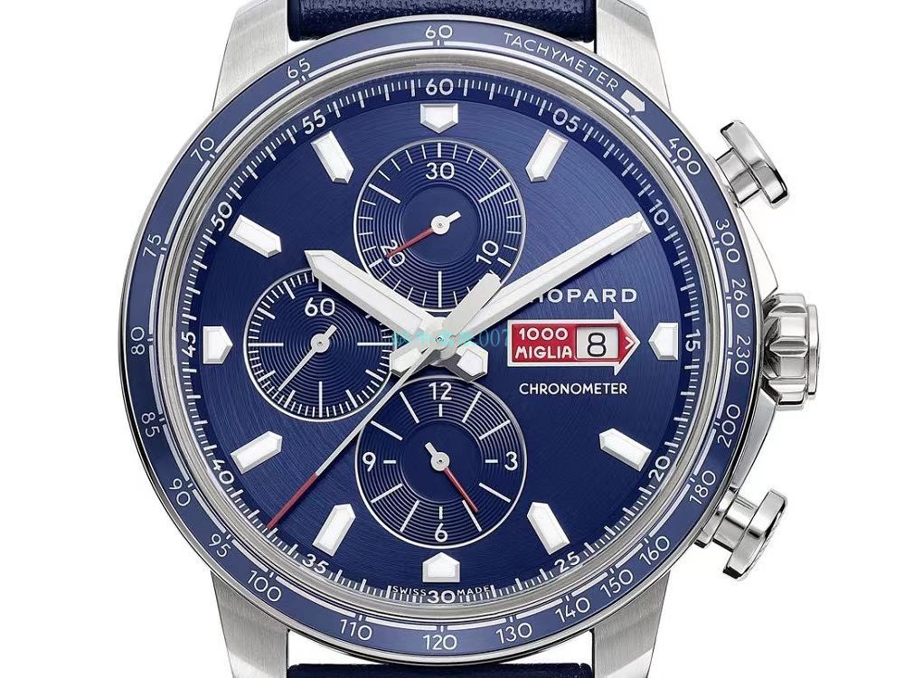 V7 Factory  Chopard MILLE MIGLIA GTS AZZURRO  top 复刻高仿168571-3007蓝色古董赛车主题 wrist watch  / XB080