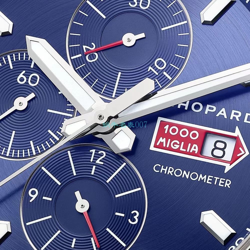 V7 Factory  Chopard MILLE MIGLIA GTS AZZURRO  top 复刻高仿168571-3007蓝色古董赛车主题 wrist watch  / XB080