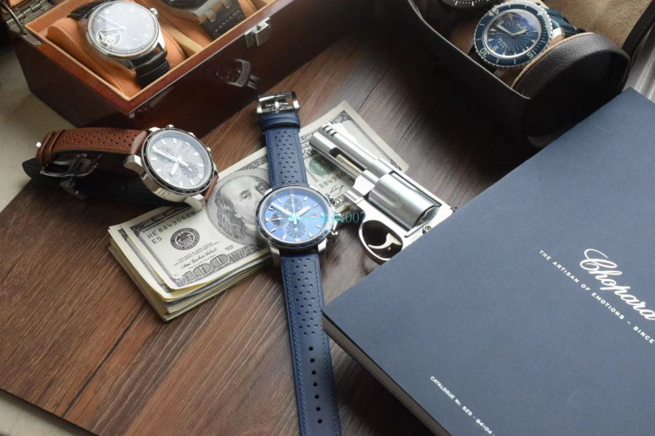V7 Factory  Chopard MILLE MIGLIA GTS AZZURRO  top 复刻高仿168571-3007蓝色古董赛车主题 wrist watch  / XB080