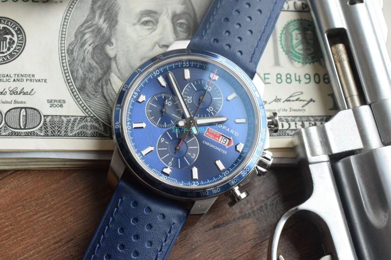 V7 Factory  Chopard MILLE MIGLIA GTS AZZURRO  top 复刻高仿168571-3007蓝色古董赛车主题 wrist watch  / XB080