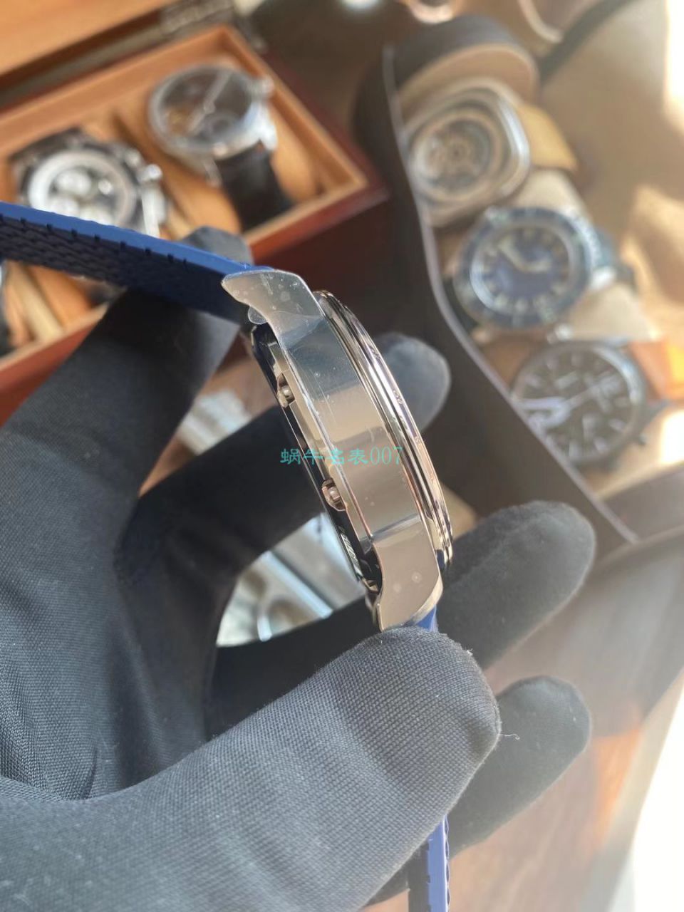 V7 Factory  Chopard MILLE MIGLIA GTS AZZURRO  top 复刻高仿168571-3007蓝色古董赛车主题 wrist watch  / XB080