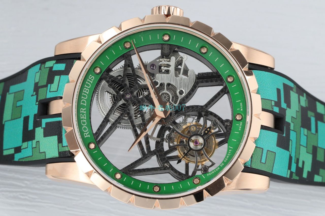 BBR Factory Roger Dubuis1比1高仿 Tourbillon 手表彩色旋风RDDBEX0938，RDDBEX0939，RDDBEX0393，RDDBEX0940 / LJ093