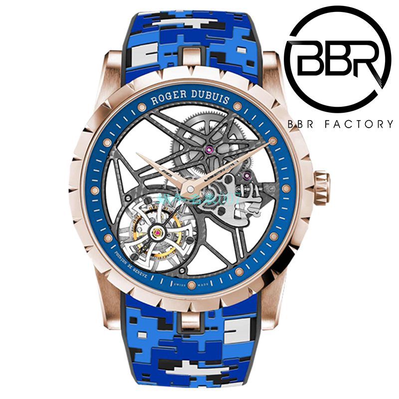 BBR Factory Roger Dubuis1比1高仿 Tourbillon 手表彩色旋风RDDBEX0938，RDDBEX0939，RDDBEX0393，RDDBEX0940 / LJ093