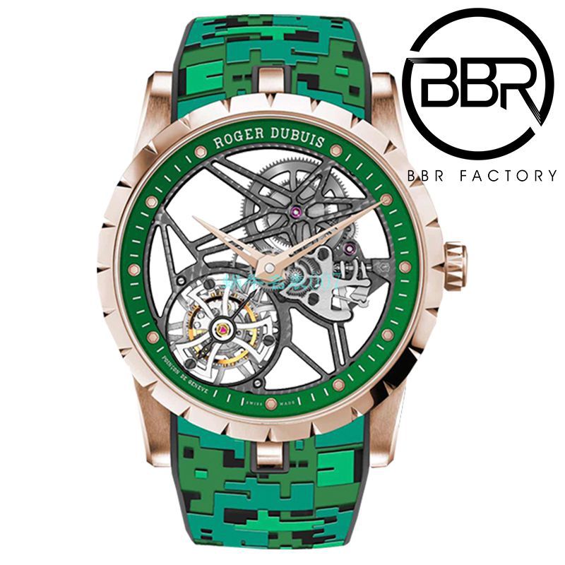 BBR Factory Roger Dubuis1比1高仿 Tourbillon 手表彩色旋风RDDBEX0938，RDDBEX0939，RDDBEX0393，RDDBEX0940 / LJ093
