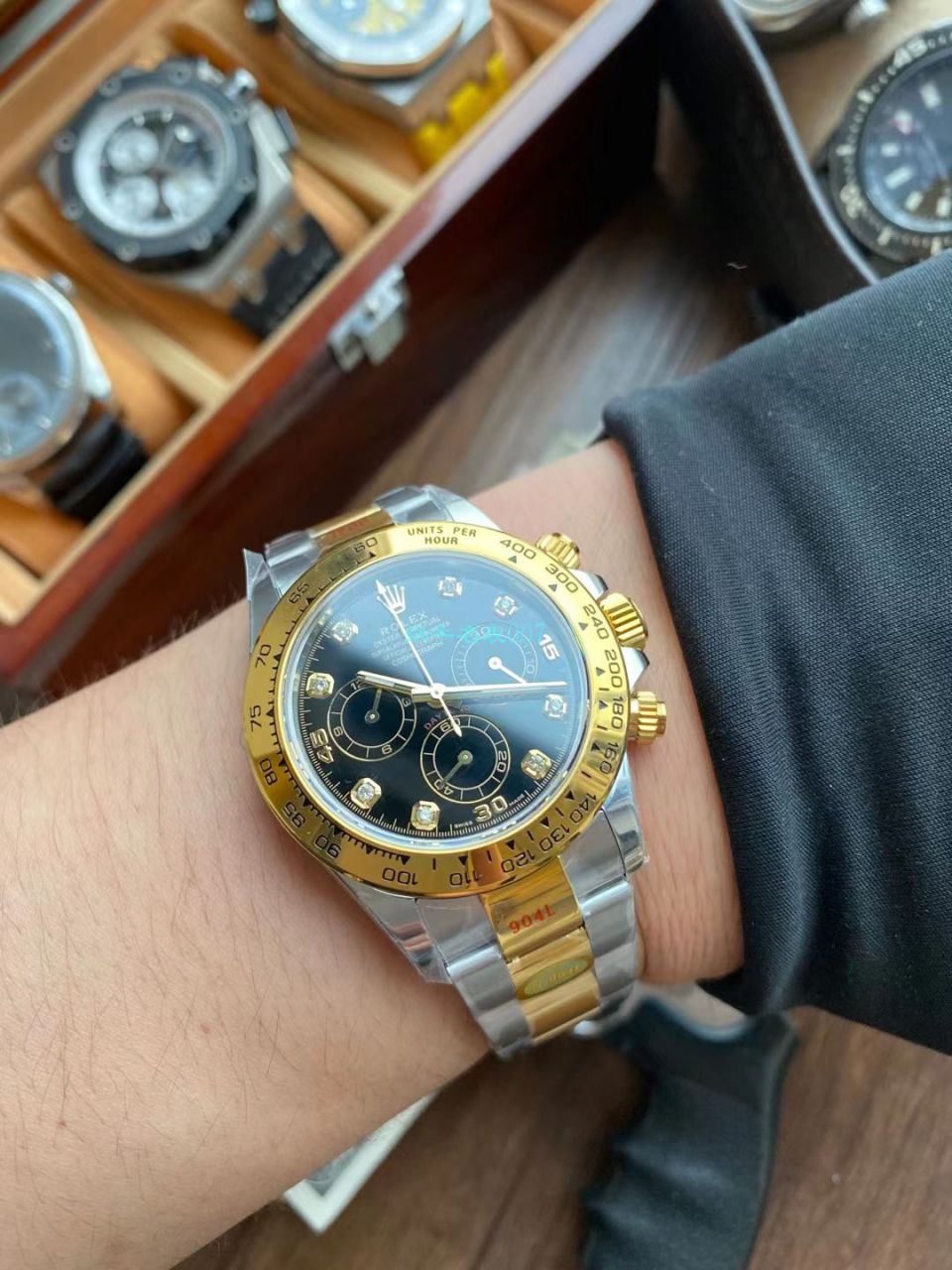 【 Video analysis 】N Factory  Rolex 超级4130 Ditongna 钻钉m116508-0006、m116503-0008 wrist watch  / R728