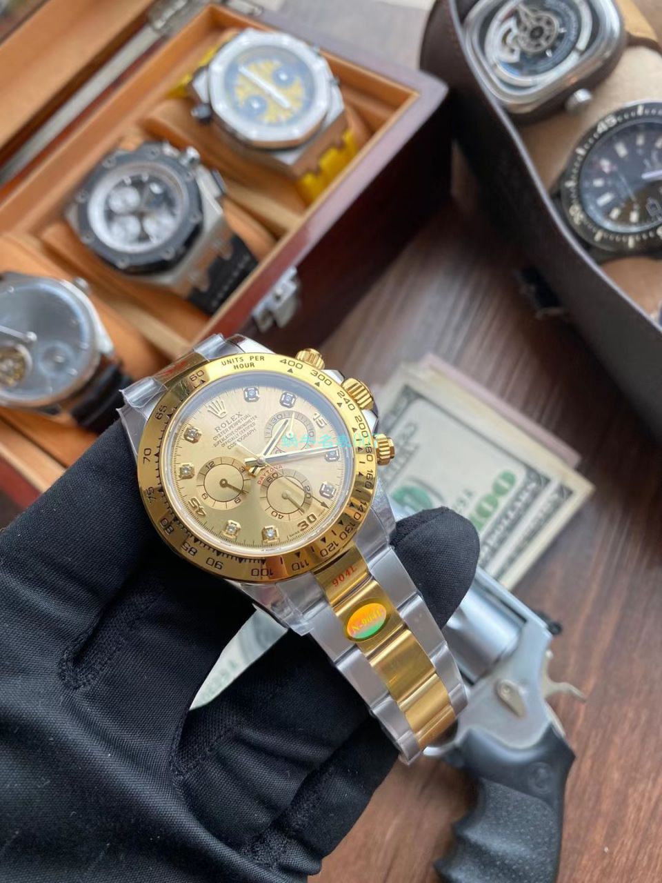 【 Video analysis 】N Factory  Rolex 超级4130 Ditongna 钻钉m116508-0006、m116503-0008 wrist watch  / R728