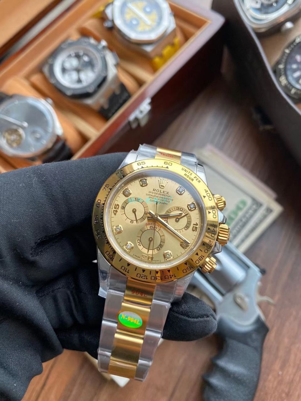 【 Video analysis 】N Factory  Rolex 超级4130 Ditongna 钻钉m116508-0006、m116503-0008 wrist watch  / R728
