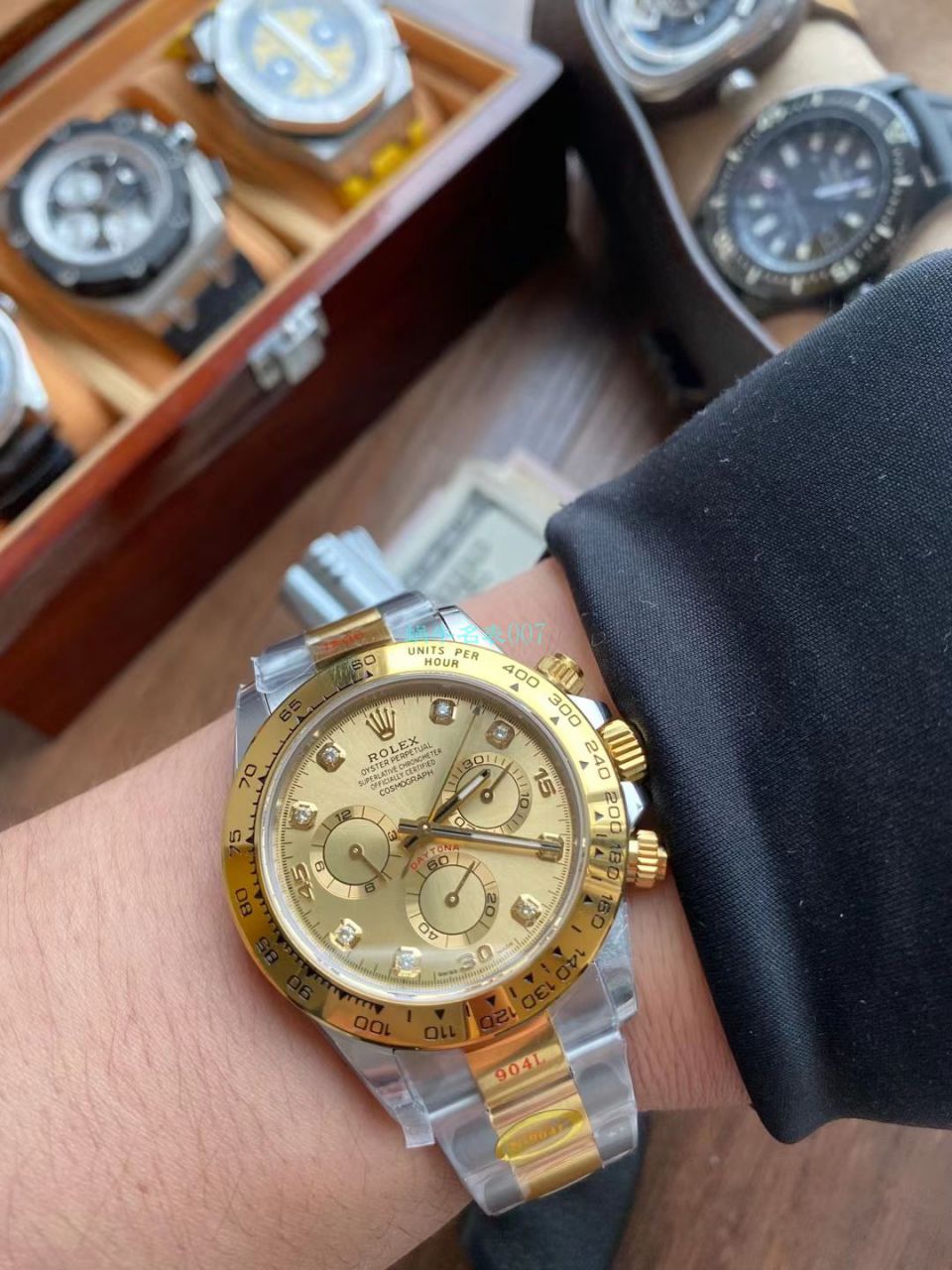 【 Video analysis 】N Factory  Rolex 超级4130 Ditongna 钻钉m116508-0006、m116503-0008 wrist watch  / R728