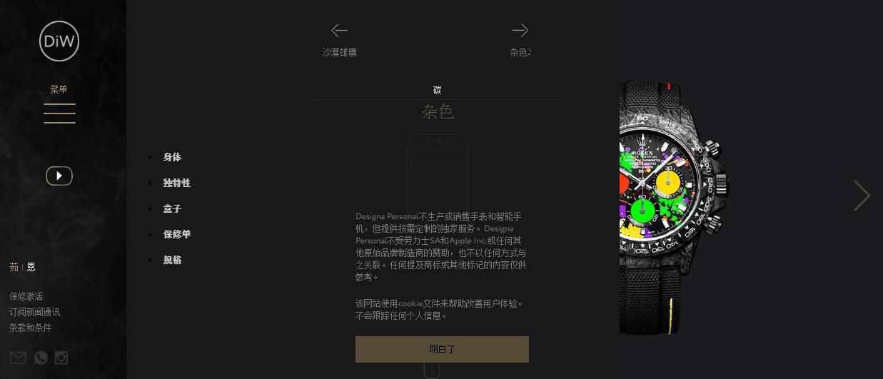  Video analysis N Factory 超级4130 Rolex  Ditongna DIW团队 carbon fiber  Ditongna  wrist watch  / R723