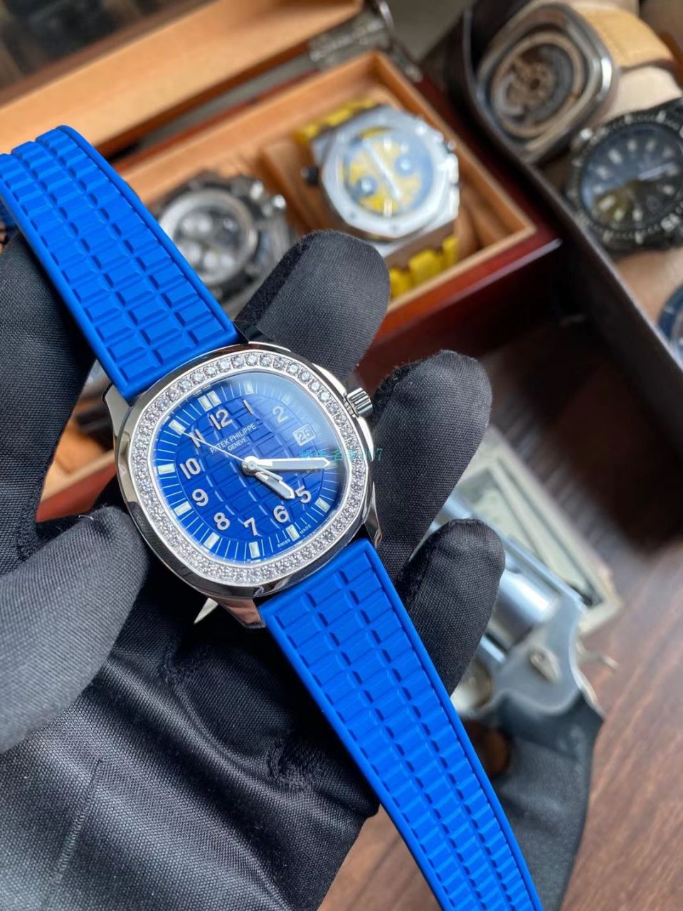 PPF Factory  PATEK PHILIPPE AQUANAUT Nautilus 1比1超A高仿女士手表5067A-022 / BD366