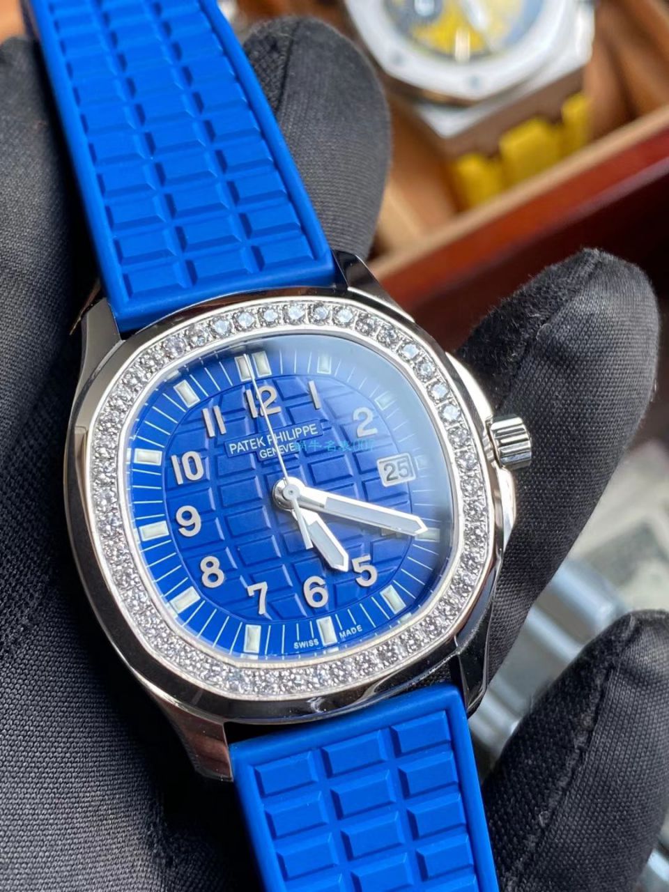 PPF Factory  PATEK PHILIPPE AQUANAUT Nautilus 1比1超A高仿女士手表5067A-022 / BD366
