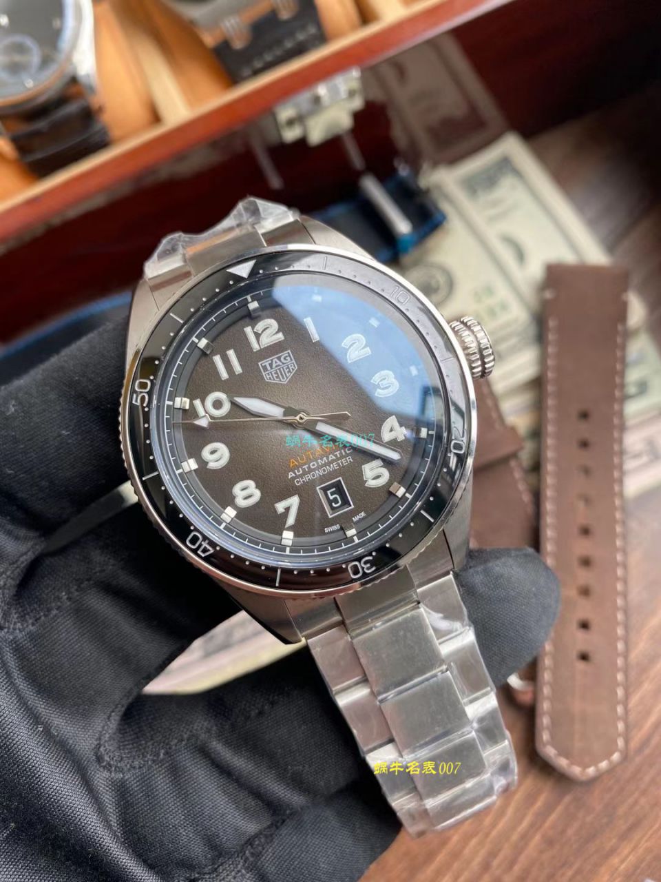 KOR Factory  TAG Heuer 1比1精仿手表 AUTAVIA系列WBE5116.EB0173 wrist watch  / TG115