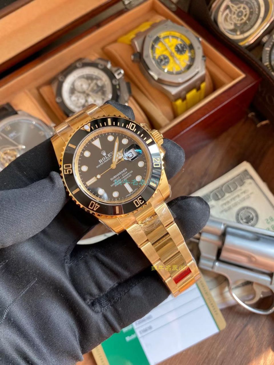 VS Factory  Rolex  Submariner  top 复刻高仿全金蓝水鬼m116618lb-0003 wrist watch  / R737
