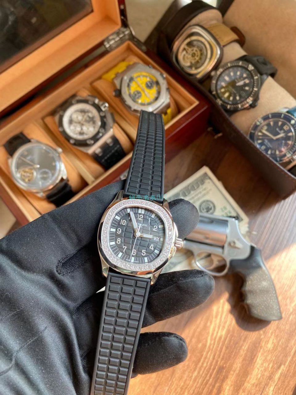PPF Factory  PATEK PHILIPPE AQUANAUT Nautilus 1比1精仿手表5067A-001女表 / BD367