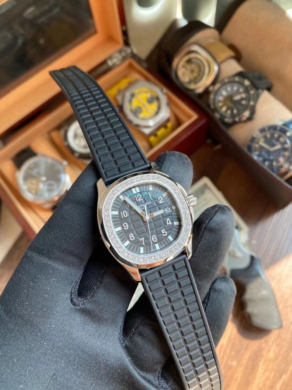 PPF Factory  PATEK PHILIPPE AQUANAUT Nautilus 1比1精仿手表5067A-001女表 / BD367