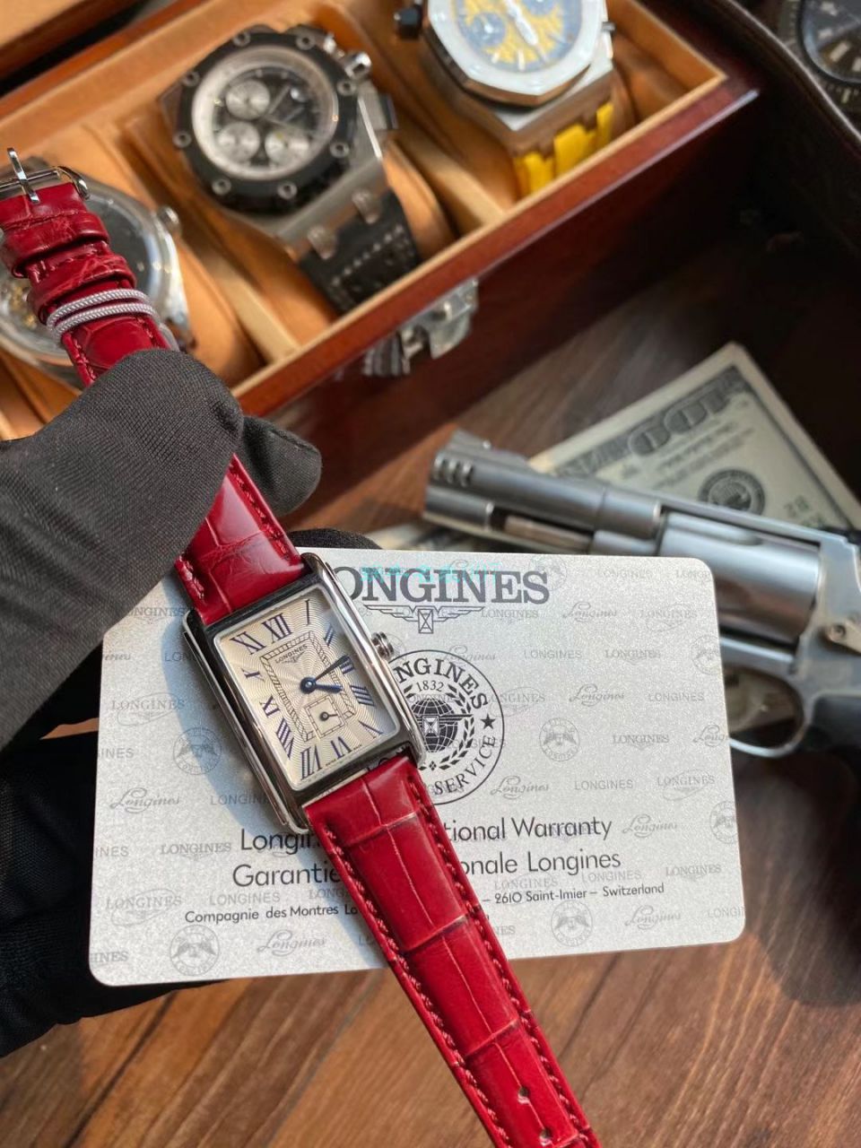 【渠道原单女表林志玲同款】 Longines 优雅DOLCEVITA黛绰维纳系列L5.255.4.71.5 wrist watch  / L121